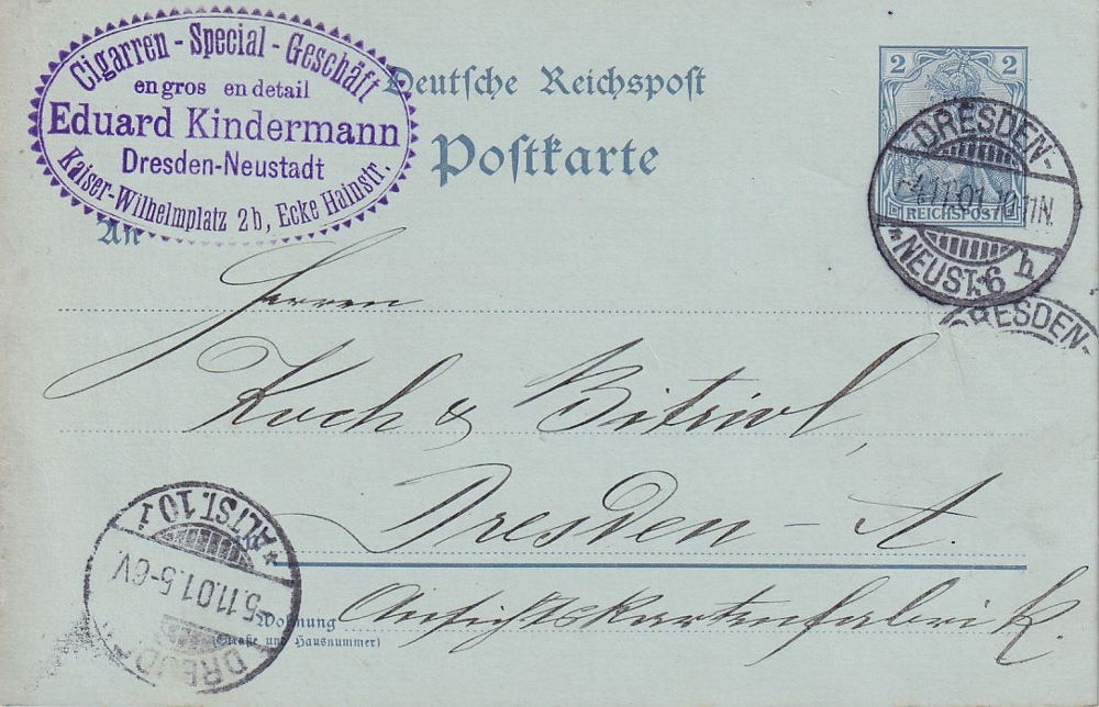 Palaisplatz 2b (Kaiser Wilhelm Platz 2b)  Dresden