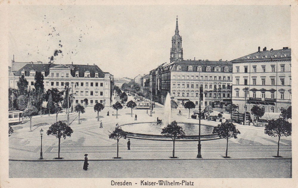 Palaisplatz (Kaiser Wilhelm Platz)  Dresden