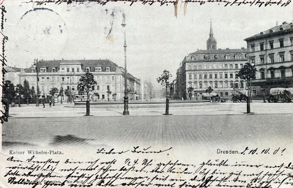 Palaisplatz (Kaiser Wilhelm Platz)  Dresden
