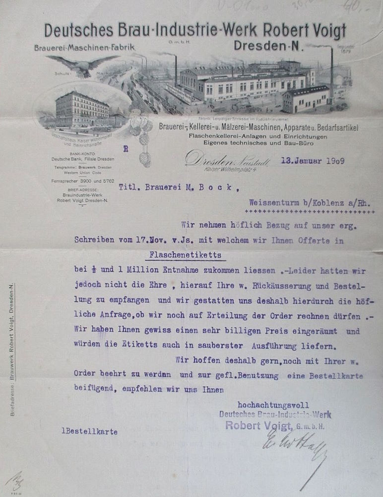 Palaisplatz 4 (Kaiser Wilhelm Platz 4) / Heinrichstra&szlig;e  Dresden