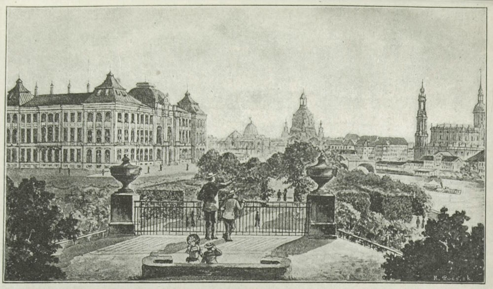 Palaisplatz (Kaiser Wilhelm Platz)  Dresden