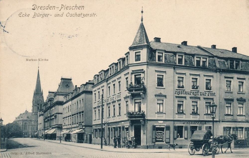 Bürgerstraße 36 (Schulstraße 39) / Oschatzer Straße Dresden Bürgerstraße 36 (Schulstraße 39) / Oschatzer Straße Dresden