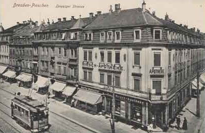 Leipziger Straße 82 (-1897 Leipziger Straße 60) / Oschatzer Straße Dresden Leipziger Straße 82 (-1897 Leipziger Straße 60) / Oschatzer Straße Dresden