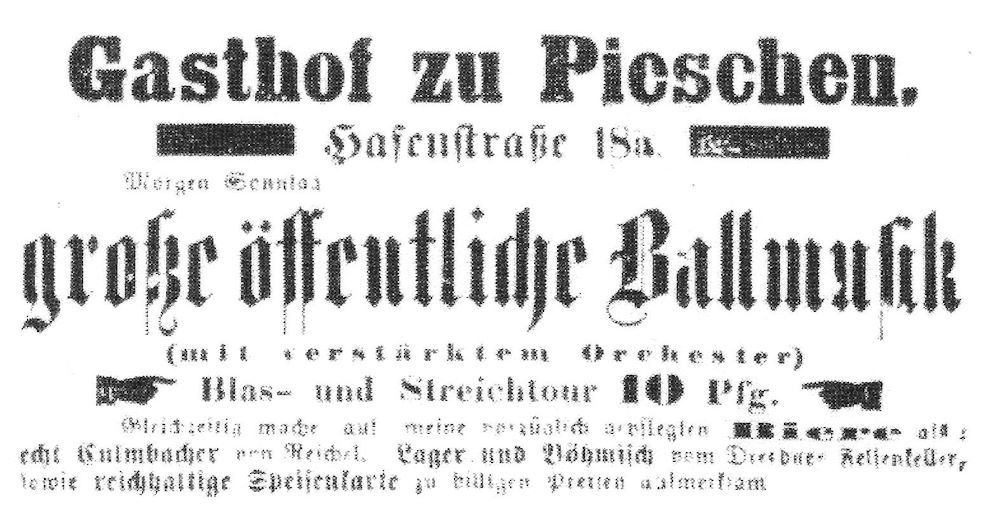 Torgauer Stra&szlig;e 38 (-1890 Hafenstra&szlig;e 18a, 1891 Hafenstra&szlig;e 40, -1897 Hafenstra&szlig;e 38)  Dresden