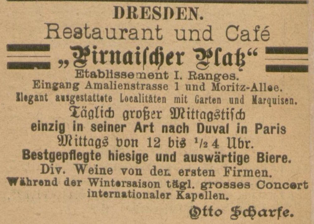 Amalienstraße 1 / Pirnaischer Platz Dresden Amalienstraße 1 / Pirnaischer Platz Dresden