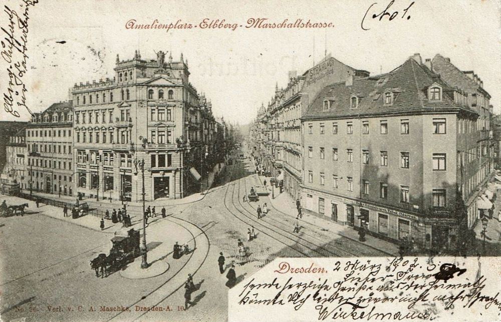 Amalienplatz 1 (Elbberg 24) / Pillnitzer Straße  Dresden