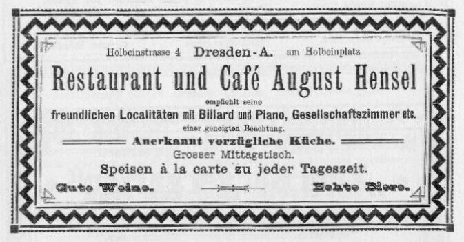 Holbeinstraße 4  Dresden