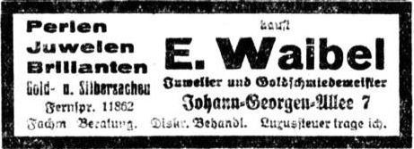 Lingnerallee 7 (1865 Johannisplatz 4, Johann-Georgen-Allee 7)  Dresden
