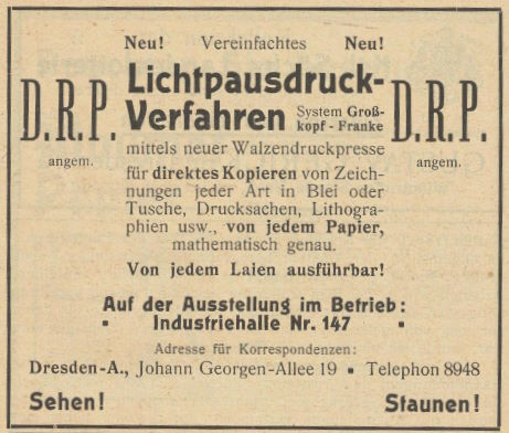 Lingnerallee 19 (-1947 Johann-Georgen-Allee 19) Dresden Lingnerallee 19 (-1947 Johann-Georgen-Allee 19) Dresden