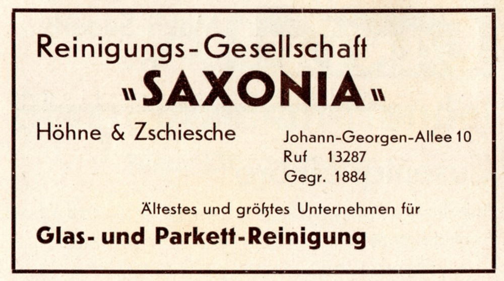 Lingnerallee 10 (-1947 Johann-Georgen-Allee 10) / Carusstra&szlig;e  Dresden