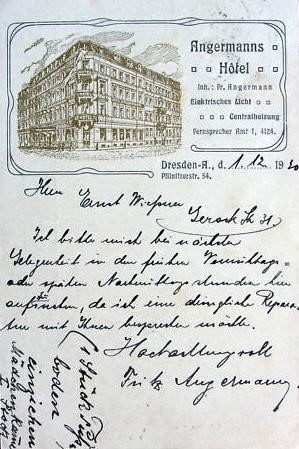 Pillnitzer Stra&szlig;e 54 (&Auml;u&szlig;ere Rampische Gasse 34, -1890 Pillnitzerstra&szlig;e 51) / Albrechtstra&szlig;e  Dresden