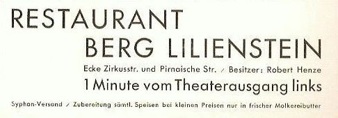 Zirkusstra&szlig;e 8 / Pirnaische Stra&szlig;e (1856 &auml;u&szlig;ere Pirnaische Gasse 25)  Dresden