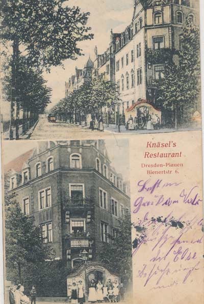 Bienertstra&szlig;e 6 / Kielmannseggstra&szlig;e  Dresden