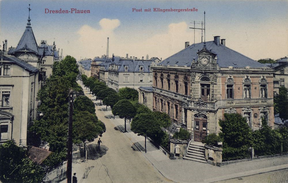 Bienertstra&szlig;e 17 /Bienertstra&szlig;e 8) / Klingenberger Stra&szlig;e (Poststra&szlig;e)  Dresden