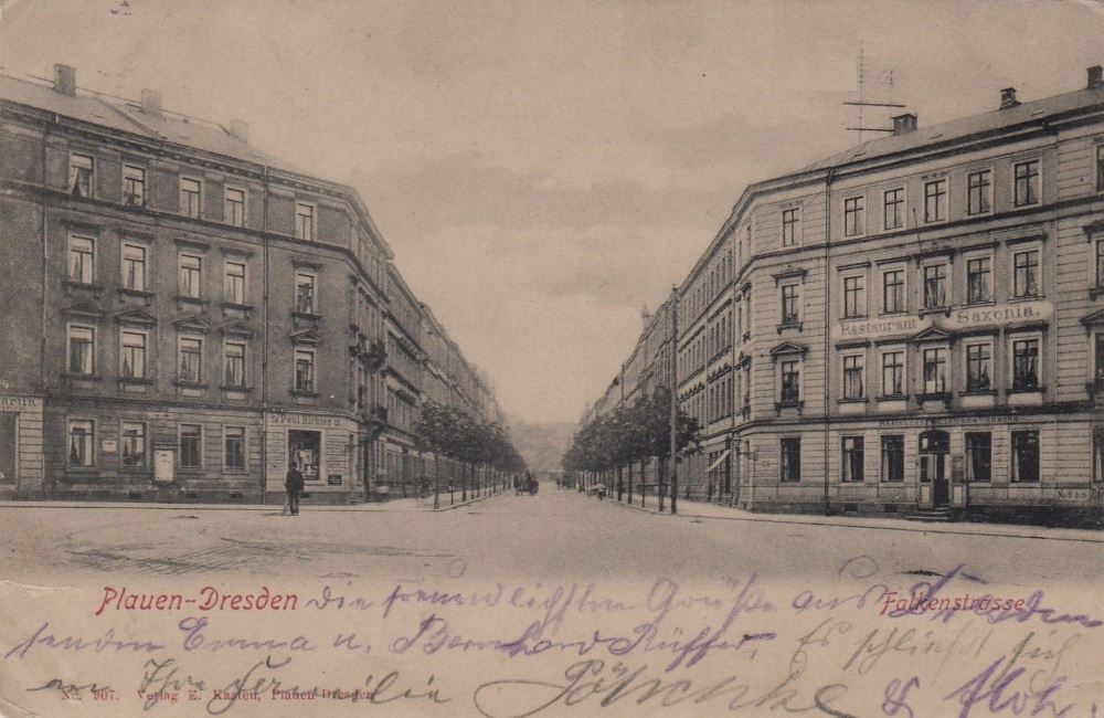 Zwickauer Stra&szlig;e 140 (Falkenstra&szlig;e 32) / Bienertstra&szlig;e  Dresden