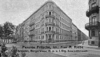 Bürgerwiese 18 (An der Bürgerwiese 17, Halbe Gasse 5) / Lüttichaustraße Dresden Bürgerwiese 18 (An der Bürgerwiese 17, Halbe Gasse 5) / Lüttichaustraße Dresden