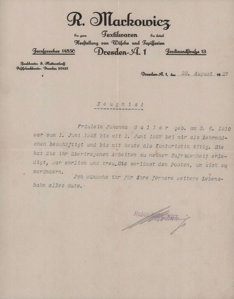 Ferdinandstra&szlig;e 13  Dresden