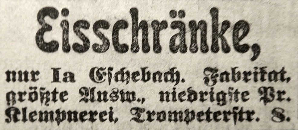 Trompeterstra&szlig;e 8 (-1891 Trompeterstra&szlig;e 18)  Dresden
