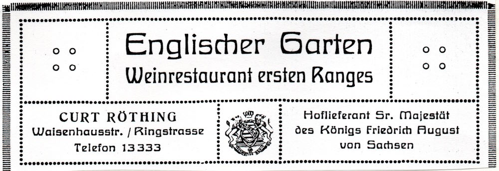 Waisenhausstra&szlig;e 29 (-1892 Waisenhausstra&szlig;e 14) / Johannes-Allee 32  Dresden