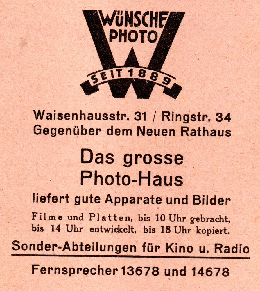 Waisenhausstra&szlig;e 31 (-1892 Waisenhausstra&szlig;e 15) / Ringstra&szlig;e 34  Dresden