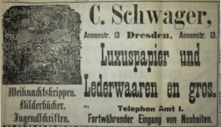 Annenstraße 13 (-1858 Annengasse 6, 1858-? Annenstraße 6)  Dresden