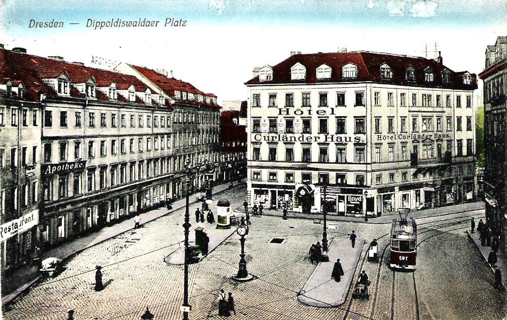 Dippoldiswaldaer Platz 2 (-1889 Dippoldiswaldaer Platz 6) / Marienstra&szlig;e 50  Dresden