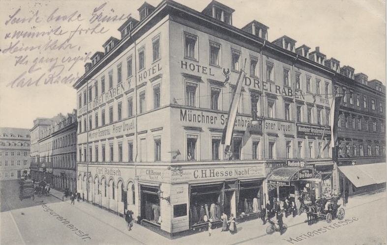 Marienstraße 18,20 (-1889 Marienstraße 22,23) / Margarethenstraße 2 Dresden Marienstraße 18,20 (-1889 Marienstraße 22,23) / Margarethenstraße 2 Dresden