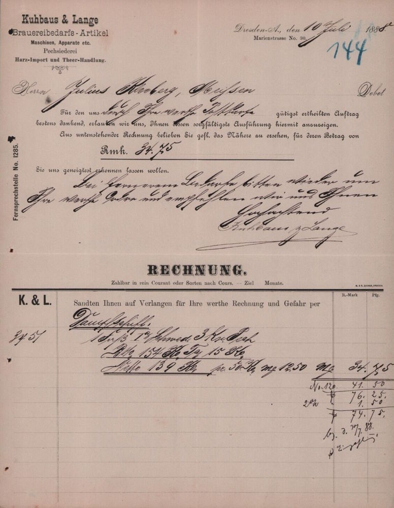 Marienstra&szlig;e (-1889 Marienstra&szlig;e 30)  Dresden