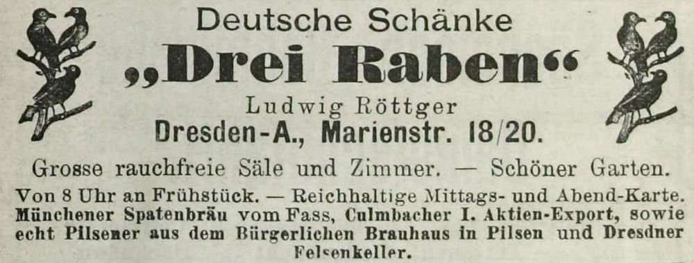 Marienstraße 18,20 (-1889 Marienstraße 22,23) / Margarethenstraße 2 Dresden Marienstraße 18,20 (-1889 Marienstraße 22,23) / Margarethenstraße 2 Dresden