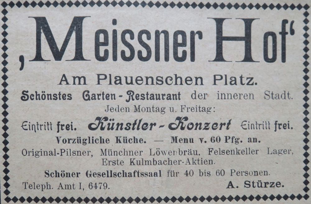 Plauenscher Platz 1 / Ammonstra&szlig;e / Kohlsch&uuml;tterstra&szlig;e  Dresden