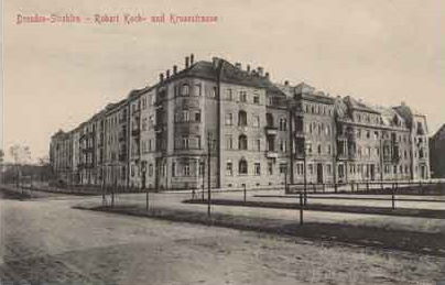 Kurt-Fr&ouml;lich-Stra&szlig;e 9 (Krusestra&szlig;e 9) / Robert-Koch-Stra&szlig;e  Dresden
