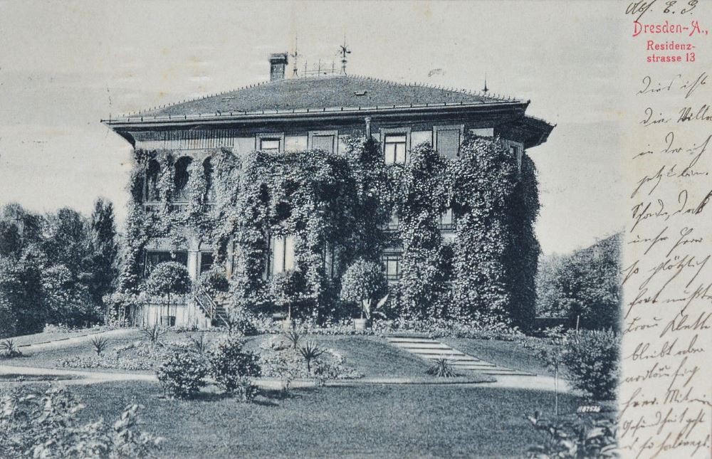 August-Bebel-Stra&szlig;e 7 (-1918 Residenzstra&szlig;e 13)  Dresden