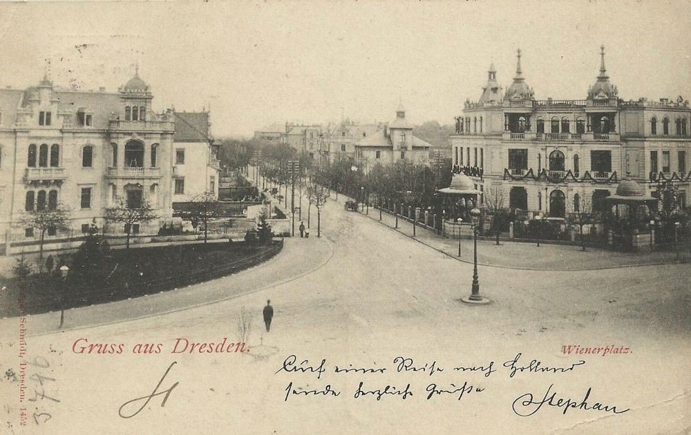 Wiener Stra&szlig;e 48 / Residenzplatz (Wiener Platz, Richard-Strau&szlig;-Platz)  Dresden