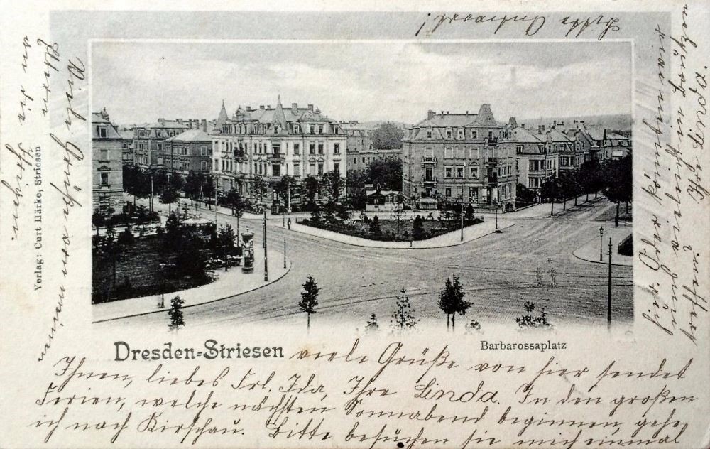 Barbarossaplatz (o sort)  Dresden
