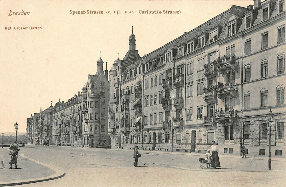 Bertolt-Brecht-Allee 43 (-1963 Carlowitzstraße 43)  Dresden