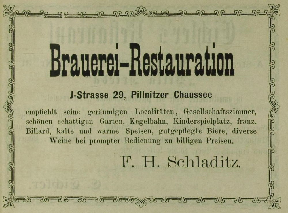 Borsbergstra&szlig;e 37 (Stra&szlig;e J 29)  Dresden