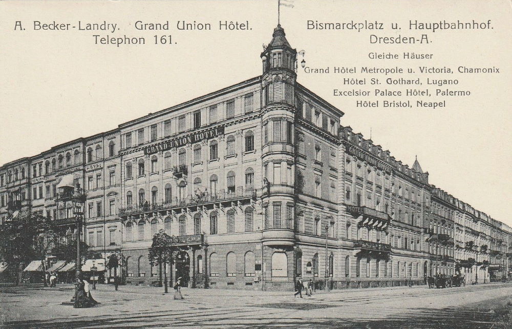 Bismarckplatz 2,4a (Bismarckplatz 1,2) / Bayrische Straße (Bismarckstraße)  Dresden