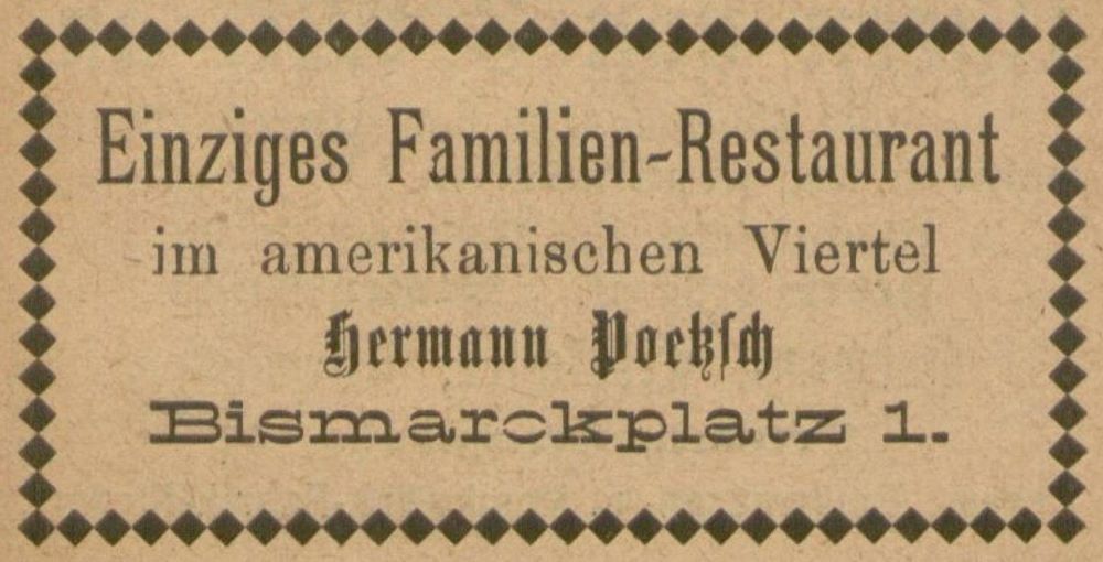 Bismarckplatz 2,4a (Bismarckplatz 1,2) / Bayrische Straße (Bismarckstraße) Dresden Bismarckplatz 2,4a (Bismarckplatz 1,2) / Bayrische Straße (Bismarckstraße) Dresden