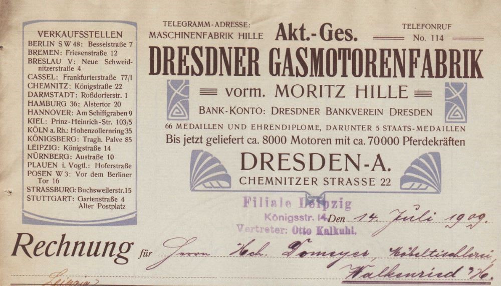 Chemnitzer Stra&szlig;e 22 / Glauchauer Stra&szlig;e (Eisenstuckstra&szlig;e) / Nossener Stra&szlig;e 3  Dresden