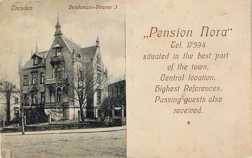 Rugestraße 3 (-1937 Bendemannstraße 3) Dresden Rugestraße 3 (-1937 Bendemannstraße 3) Dresden