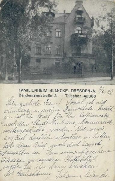 Rugestraße 3 (-1937 Bendemannstraße 3) Dresden Rugestraße 3 (-1937 Bendemannstraße 3) Dresden