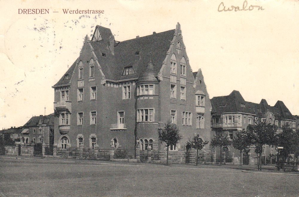 Andreas-Schubert-Straße 44 (-1946 Werderstraße 44) / Lukasplatz Dresden Andreas-Schubert-Straße 44 (-1946 Werderstraße 44) / Lukasplatz Dresden