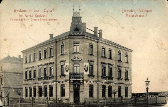 Mengsstra&szlig;e 4 (Albertstra&szlig;e 4) / Kaditzer Stra&szlig;e  Dresden
