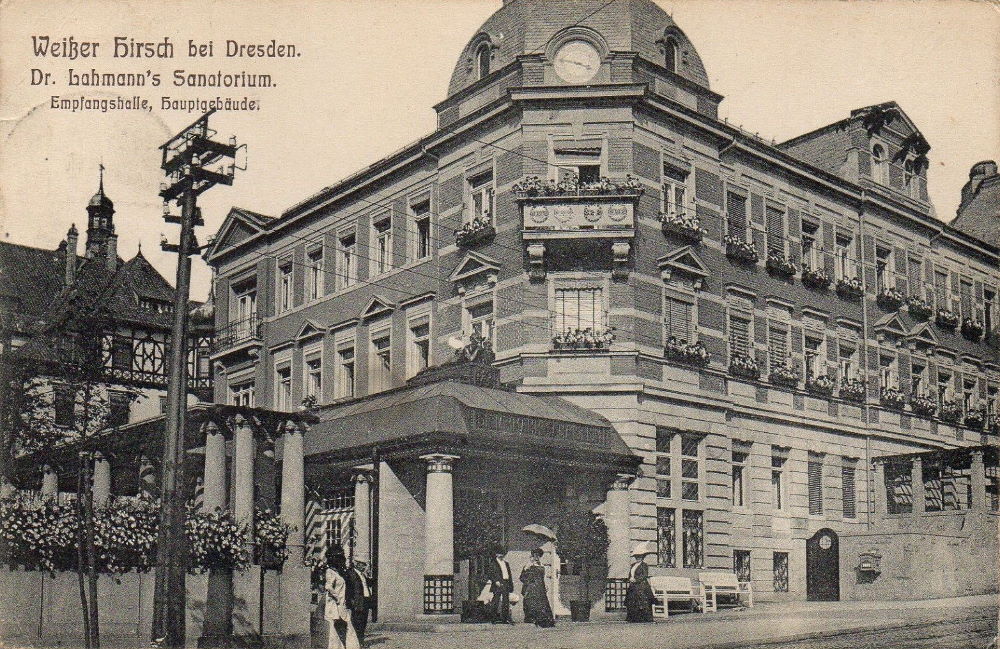 Bautzner Landstra&szlig;e 3 (Bautzner Stra&szlig;e 2) - Dr. Lahmanns Sanatorium  Dresden
