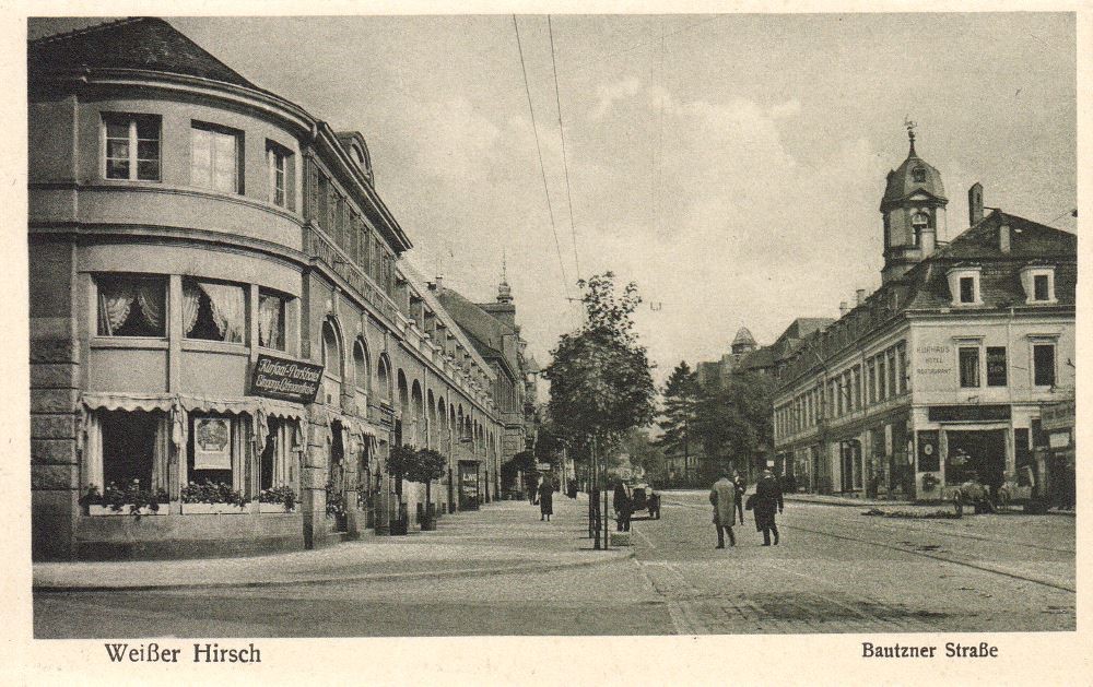 Bautzner Landstra&szlig;e 7 (Bautzner Stra&szlig;e 7) / Stechgrundstra&szlig;e (Lahmannstra&szlig;e)  Dresden