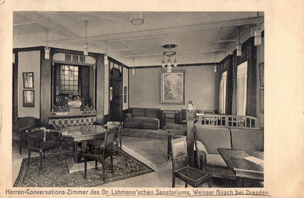 Bautzner Landstra&szlig;e 3 (Bautzner Stra&szlig;e 2) - Dr. Lahmanns Sanatorium  Dresden