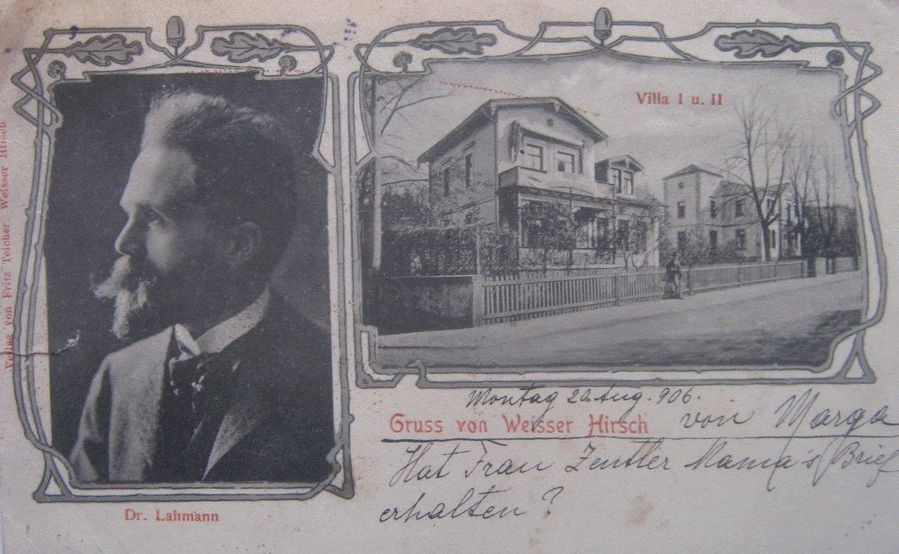 Bautzner Landstraße 1 (Bautzner Straße 1) - Dr. Lahmanns Sanatorium Dresden Bautzner Landstraße 1 (Bautzner Straße 1) - Dr. Lahmanns Sanatorium Dresden