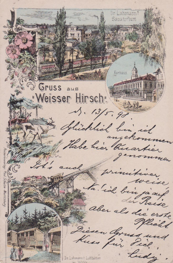 Bautzner Landstra&szlig;e 1 (Bautzner Stra&szlig;e 1) - Dr. Lahmanns Sanatorium  Dresden