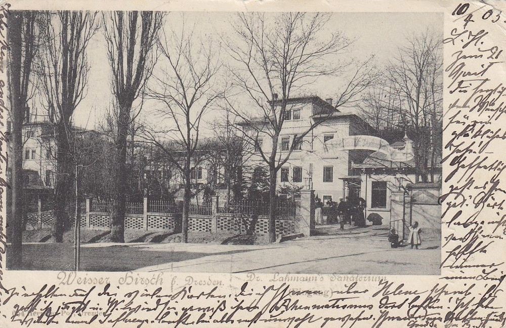 Bautzner Landstraße - Dr. Lahmanns Sanatorium  Dresden