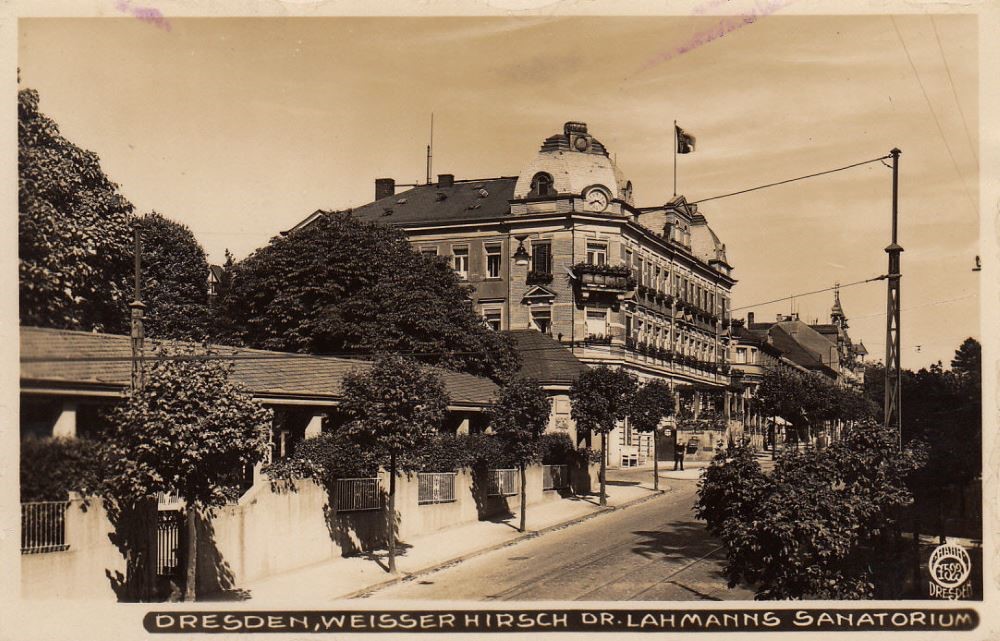 Bautzner Landstraße - Dr. Lahmanns Sanatorium  Dresden